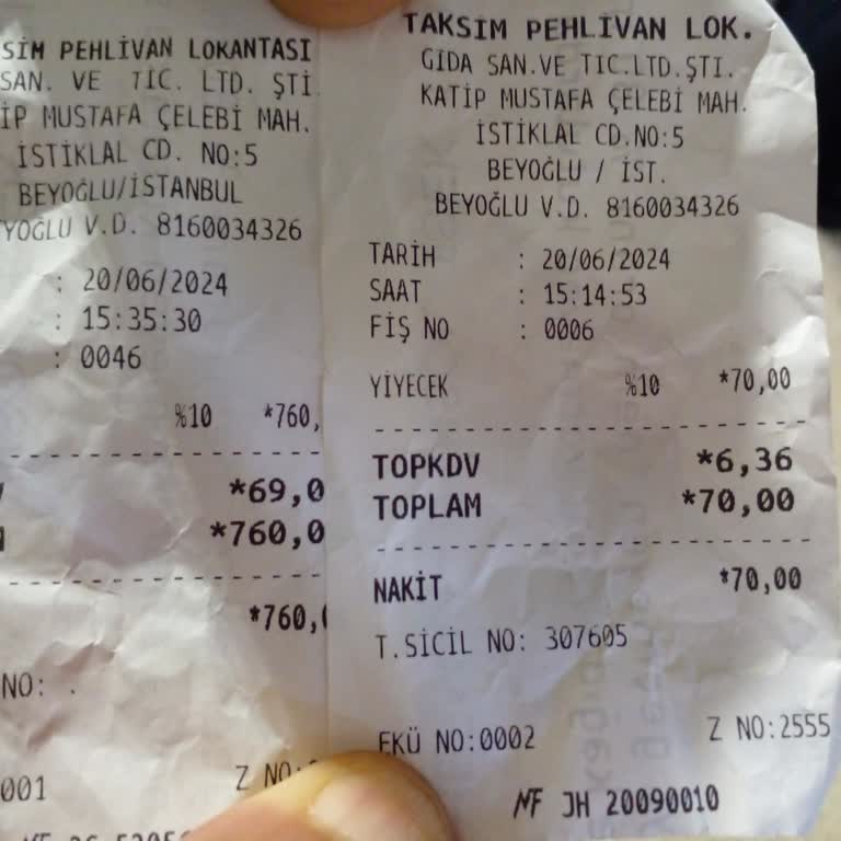 Pehlivan Lokantası Pehlivan Lokantasi Taksim Şubesi