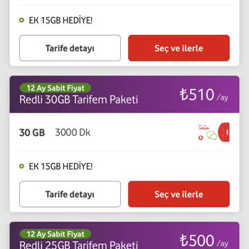 Vodafone Tarife Fiyatları Çok Yüksek!