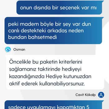 Turkcell Hediye İnternet Verilmedi