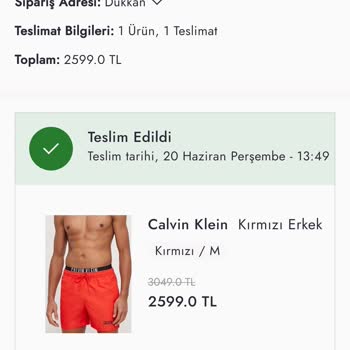 Boyner Yanlış Ürün Gönderimi!