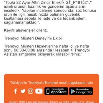 Trendyol Ürünümü Kaybetti İadesini Yapmıyor