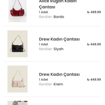 Başak Çanta Siparişim Ulaşmadı Ve İletişim Sağlayamıyorum