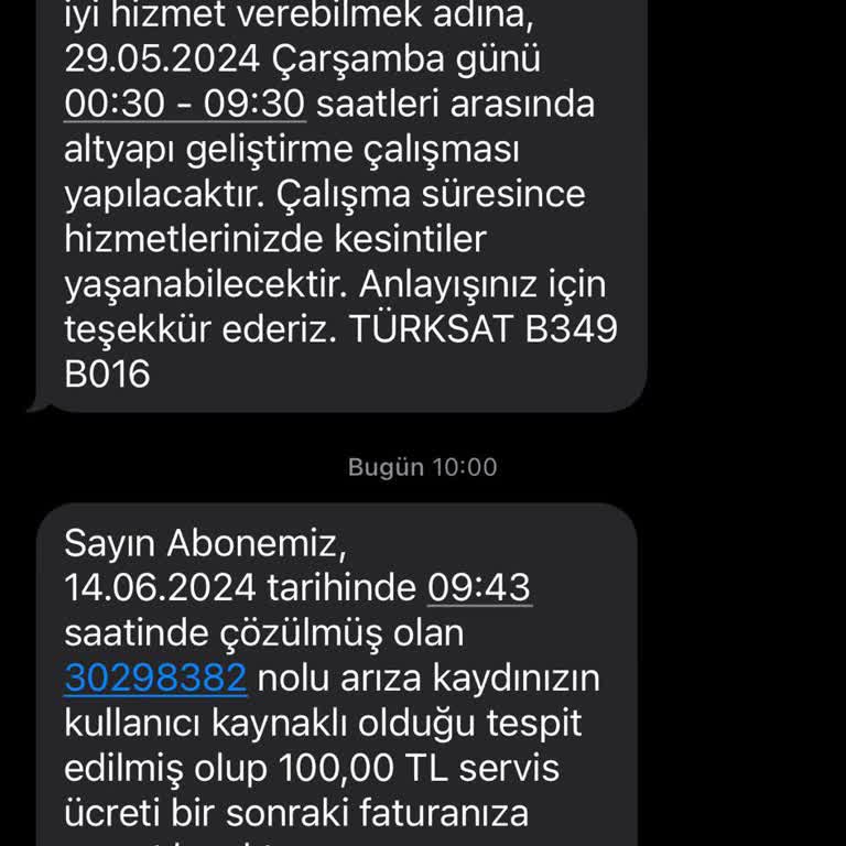 Kablo Net Arıza Giderilmemesi Ve Ücret Alınması