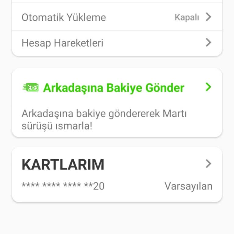 Martı Cüzdana Yüklenen Paraları İade Etmiyor