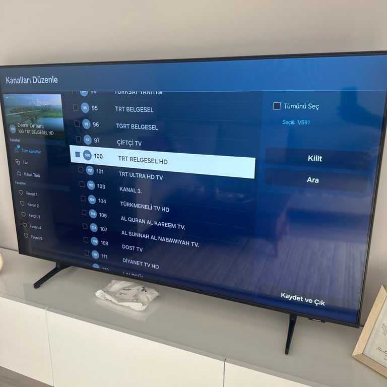 Samsung Kanal Taşıma Ve Donma Sorunu