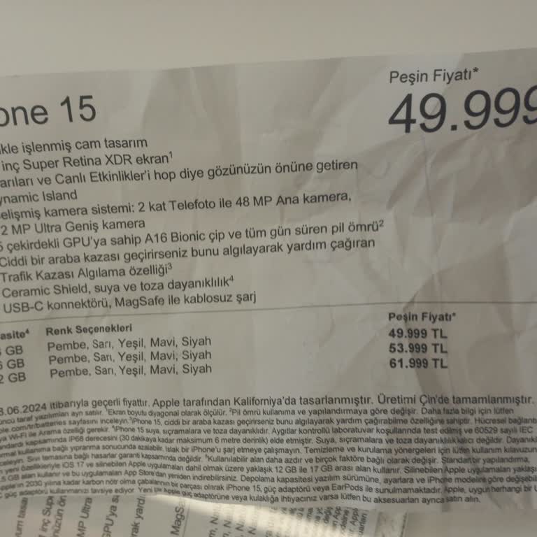 Teknosa Etiket Fiyatlarına Uymuyor