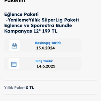 TOD Tv Tod Üyelik Yenilemede Süre Bitimi Hesaplama Hatası