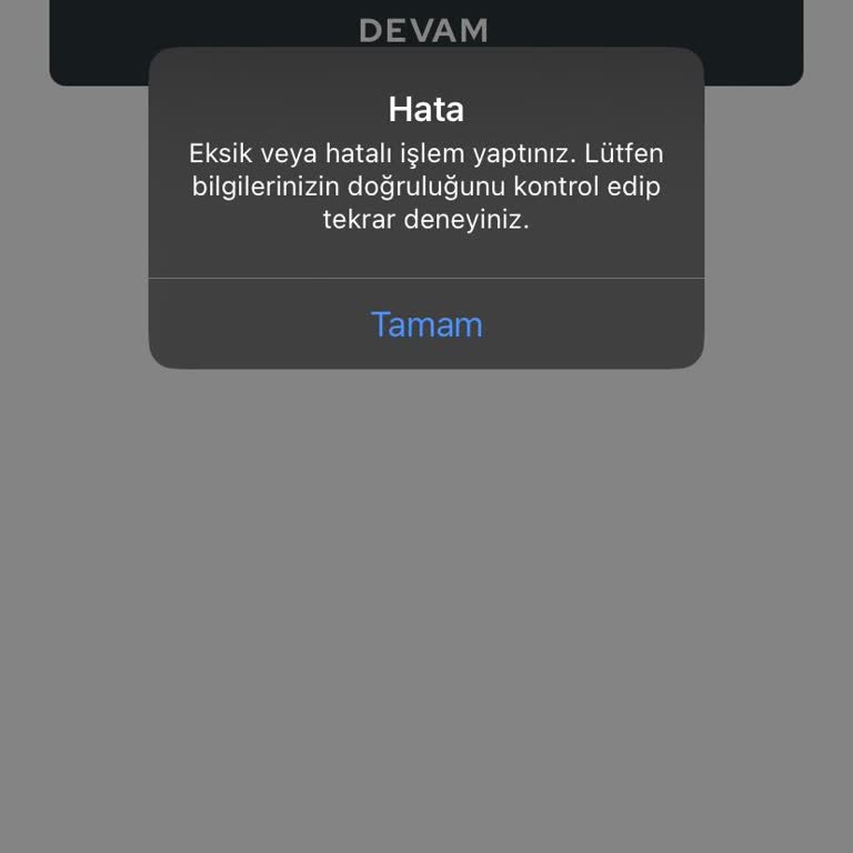 Odeabank Eksik Veya Hatalı