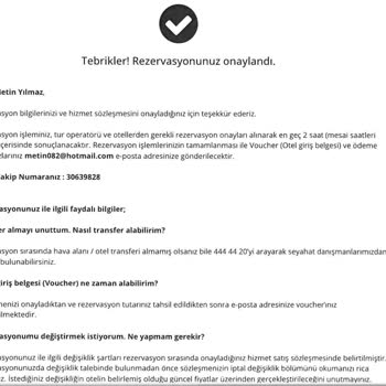 Tatil Sepetine Güvenerek Asla Plan Yapmayın Kontrolünüzü Yapın