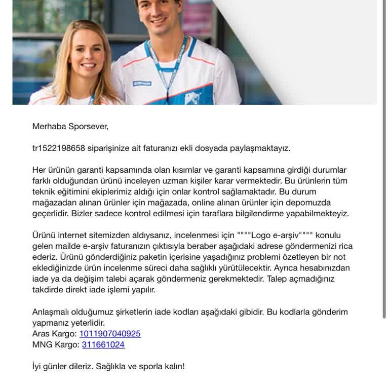 Decathlon Garantiye Girmeyen Ürün