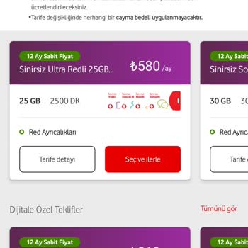 Vodafone Müşterilerine Sunduğu Fahiş Fiyatlar
