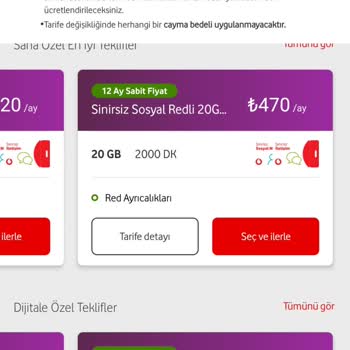 Vodafone Müşterilerine Sunduğu Fahiş Fiyatlar