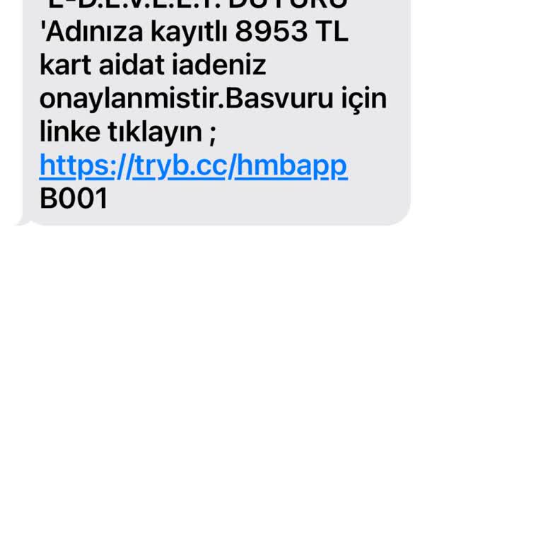 Devlet Kurumları ve STK'lar Adıyla Dolandırıcılık Devlet Kurumları Adıyla Gelen Rahatsız Edici Mesajlar
