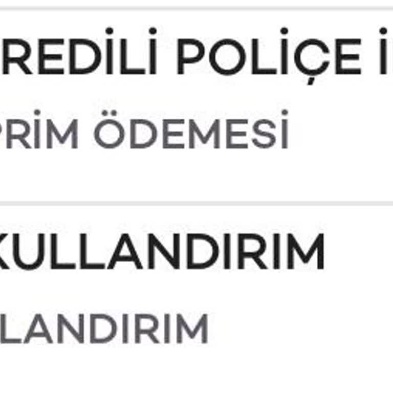 Akbank Agesa İhtiyaç Kredisi Adında Kesilen Bireysel Kredili Poliçe