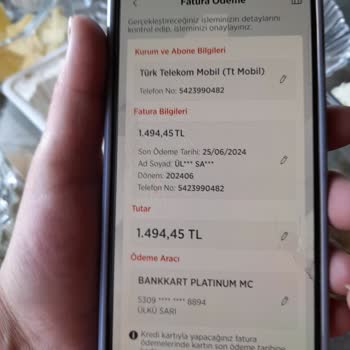 Türk Telekom Mobil Yüksek Fatura
