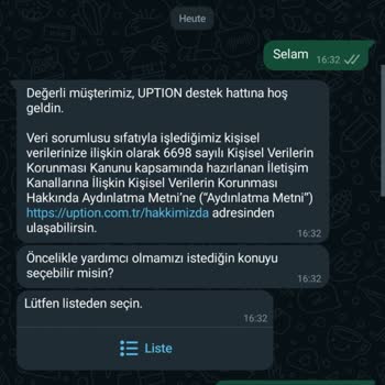 Şu Anda Uption Yaşadığım Mağduriyet.