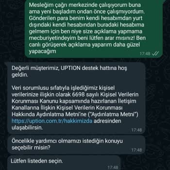 Şu Anda Uption Yaşadığım Mağduriyet.