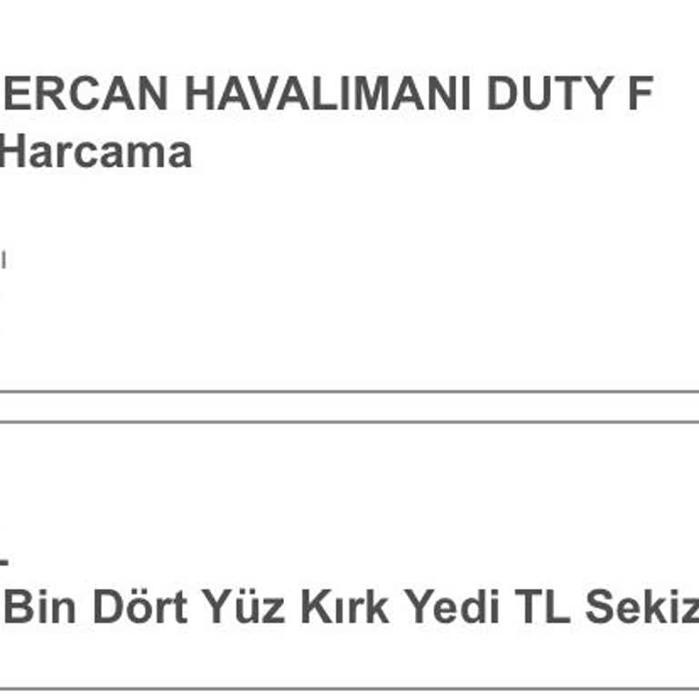 Ercan Havalimanı Parfümün Orijinal Olmadığını Düşünüyorum