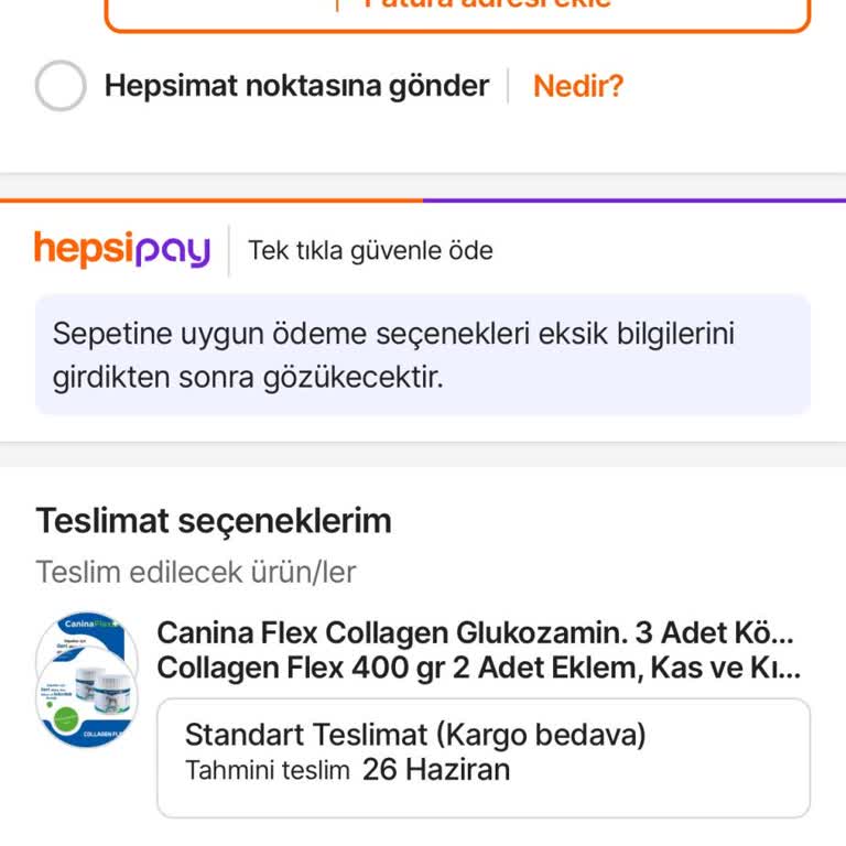 Hepsiburada Sepeti Onayla Aktif Değil