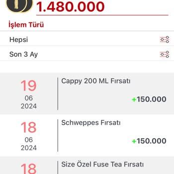 Cola Cola Ccınext Yansımayan Bakiye