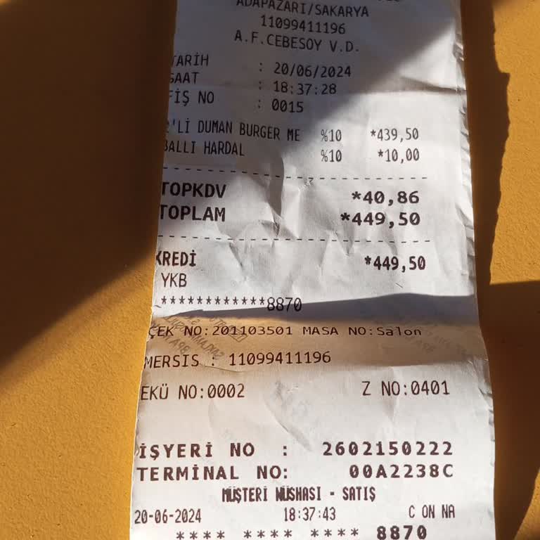 Patates Kafa (Sakarya) Patates Kafa Şikayet