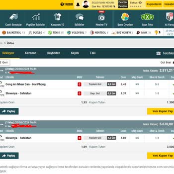 Nesine Tutan Kuponların Parasını Yatırmıyor...