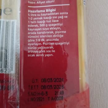 Piyale Marka Makarnadan Kum Çıktı