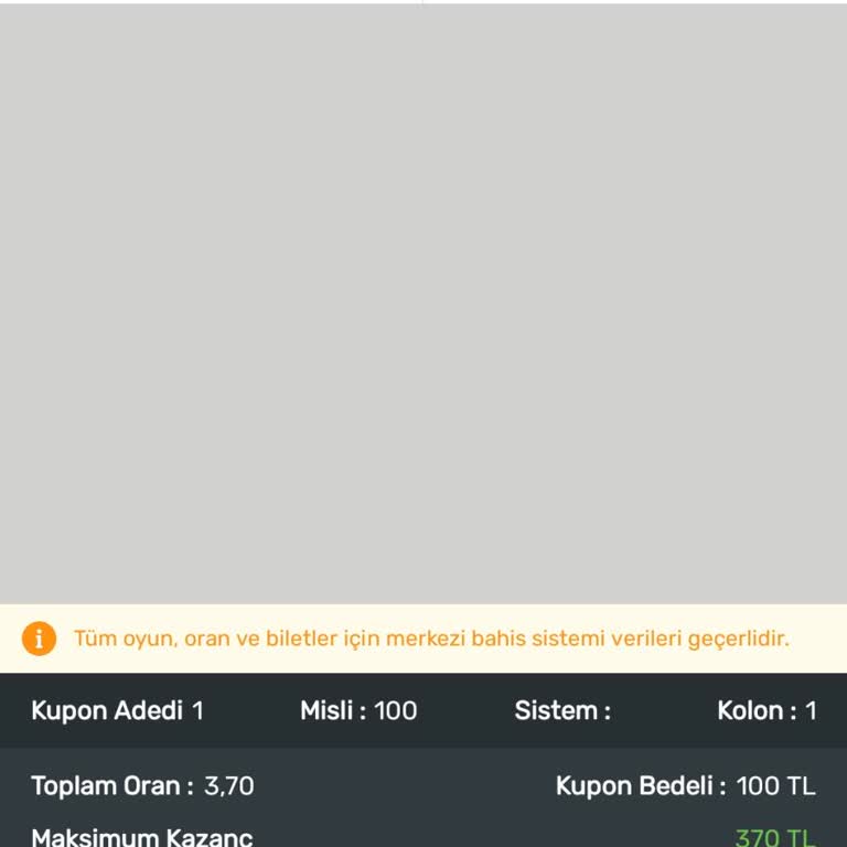 İddaa Hizmetini Düzgün Versin