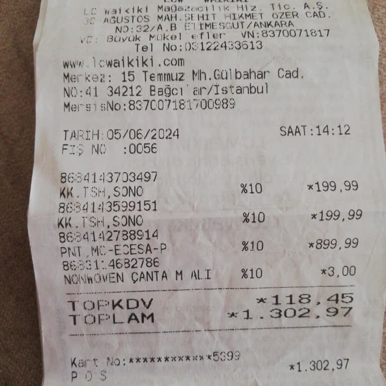 LC Waikiki Yanlış Bilgi Ve Tavır