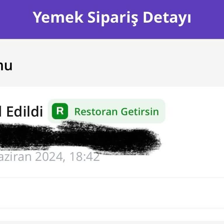 Getir Sipariş İptali Hakkında