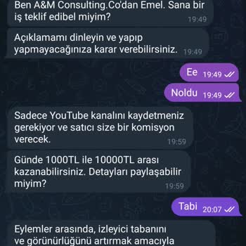 Telegram A&M Consulting. Co Oltası