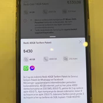 İletişim Operatörleri Fiyat Pahalılığı (öncelikle Vodafone)