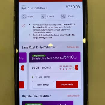 İletişim Operatörleri Fiyat Pahalılığı (öncelikle Vodafone)