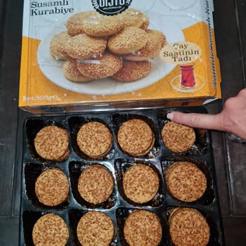 Şok Market &Bisto Tahinli Susamlı Kurabiye Eksik