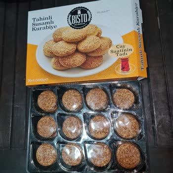 Şok Market &Bisto Tahinli Susamlı Kurabiye Eksik