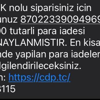 Elif Özbey Butik Elifözbey İade Ücretimi Vermiyor