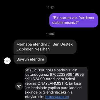 Elif Özbey Butik Elifözbey İade Ücretimi Vermiyor
