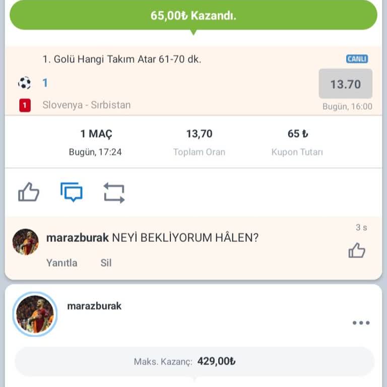 Tuttur.com Kupon Tutarını Yatırmaması