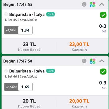 Bilyoner Tutan Kuponlar 1 Oran Olarak Belirlendi