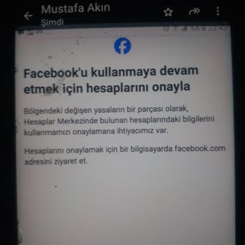 Facebook Onay Sorunu