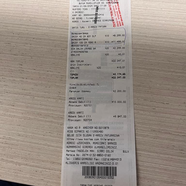 İzmit Koçtaş Mağazasında Banyo Dolabı Teslimat Sorunu