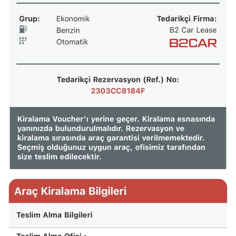 Obilet Araç Kiralama Mağduriyeti