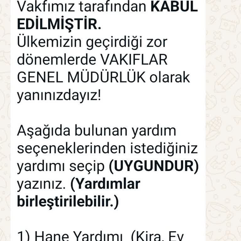Şikayet. Vakıflar Genel Müdürlüğü Adini Kullanarak