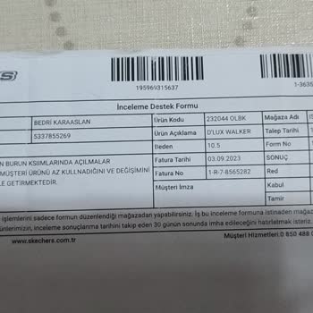 Skechers Ayakkabı Pişmanlık...! Çok Kalitesiz.