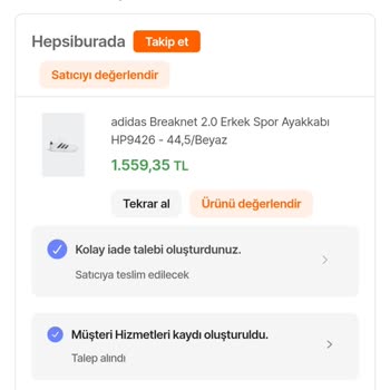 hepsiJET Hepsiburada İadem 13 Gün Geçmesine Rağmen Teslim Edilmedi.