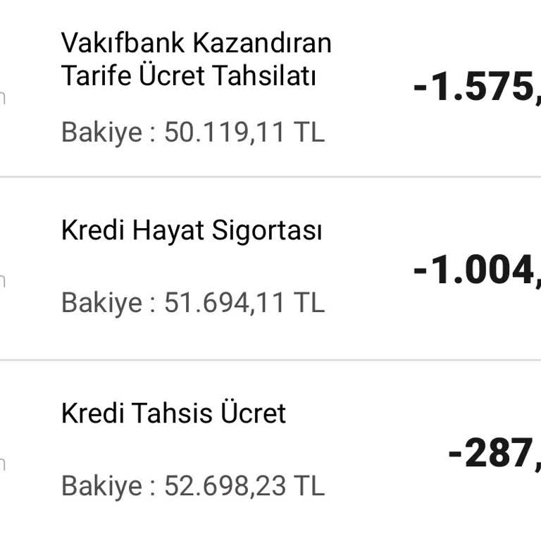 VakıfBank Kazandıran Tarife İptalini Talep Ediyorum