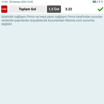 Nesine'de Tutan Kuponun Ödenmemesi