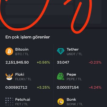 Paribu Uygulaması Çok Kötü Ve Yavaş.