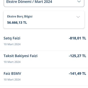 Denizbank Ekstra Satış Faiz Alması