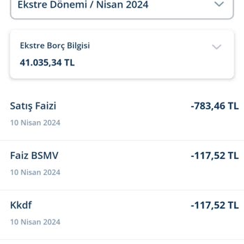 Denizbank Ekstra Satış Faiz Alması
